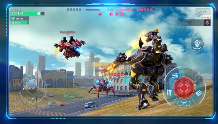 war robots multiplayer battles mod apk