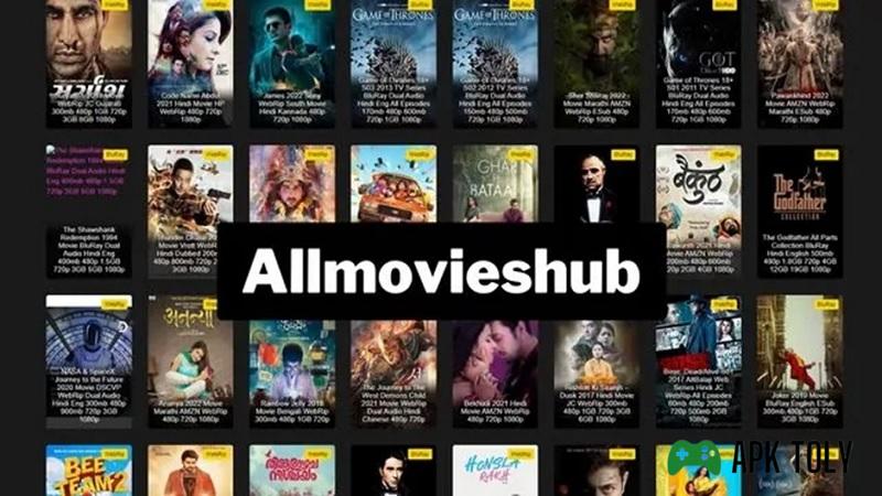 allmovieshub pro apk menu