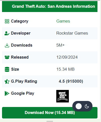 How to Download GTA San Andreas APK Like a True OG