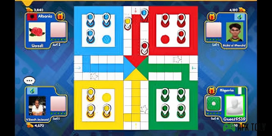 Colourful gaming on ludo king mod APK