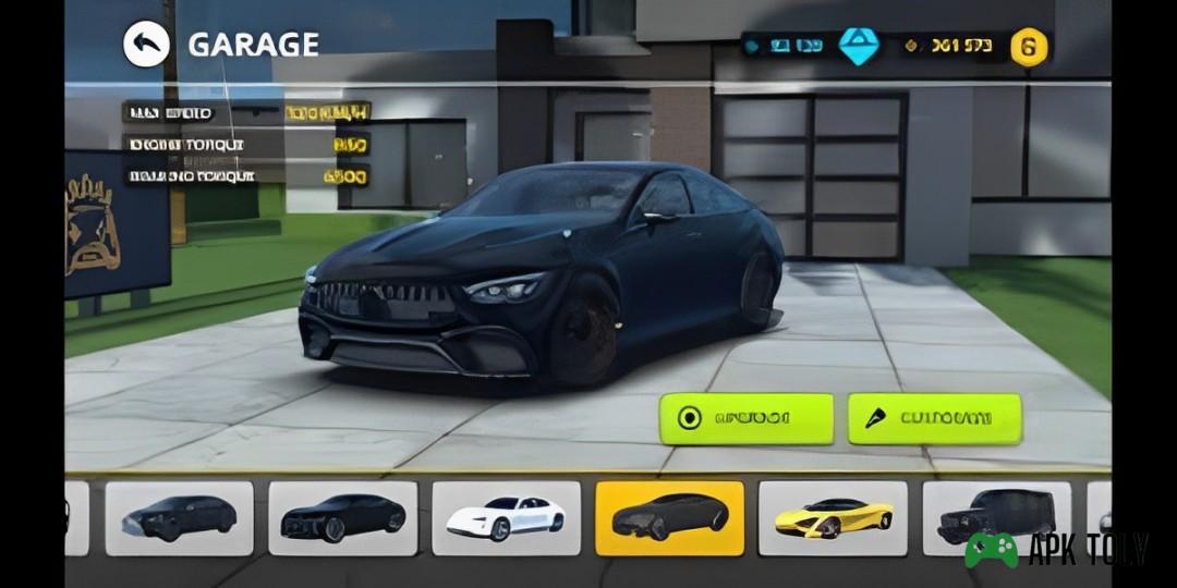 Variety of cars on the traffic racer pro mod APK