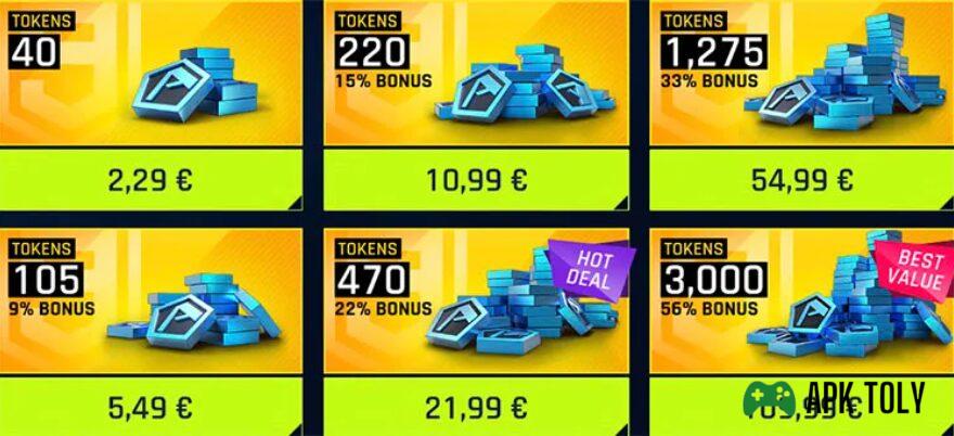 asphalt 9 mod apk tokens