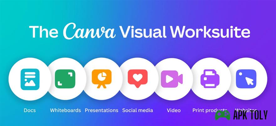 Canva Pro Mod Apk, visual work