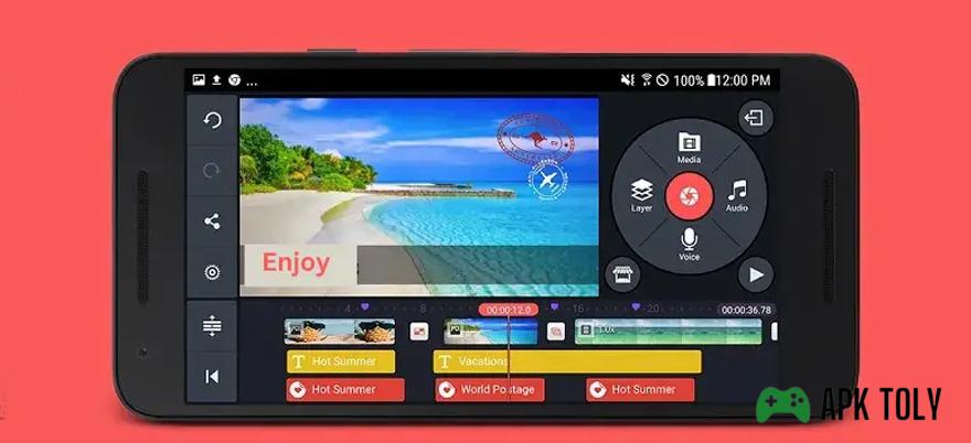 Enjoy editing videos with Kinemaster Mod Apk