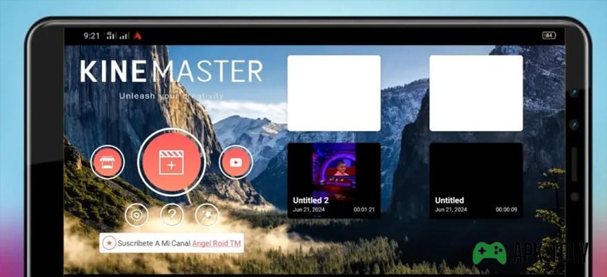 Kinemaster Mod Apk Interface