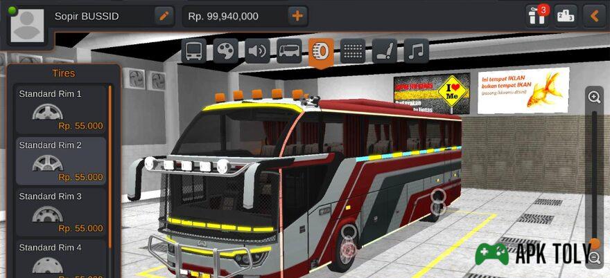 bus simulator mod apk red bus