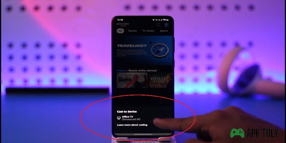 Amazon Prime Mod APK Choose Cast Device