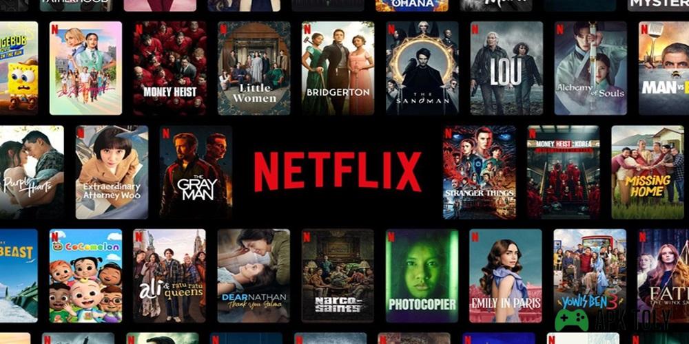 Netflix Mod APK overview of the interface